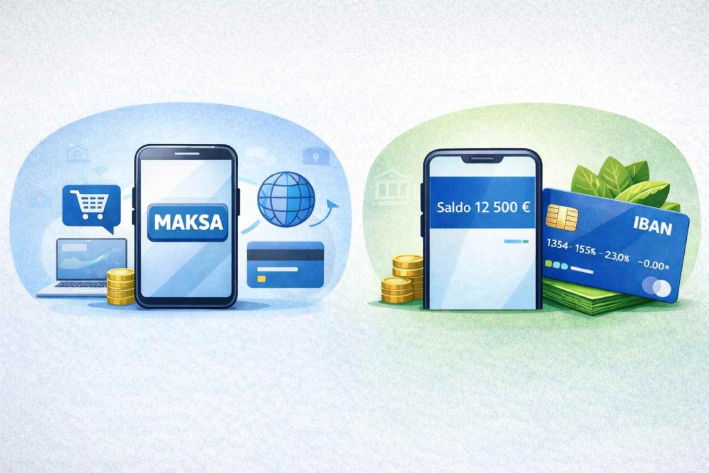 Nettilompakko vai digipankki erot