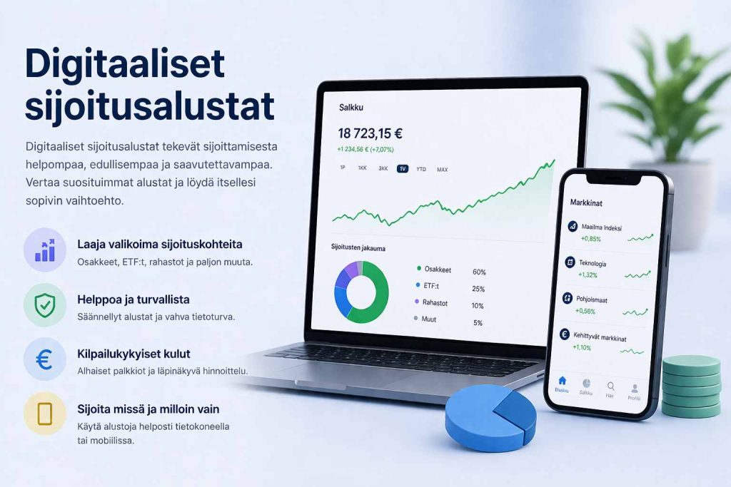 Digitaaliset sijoitusalustat