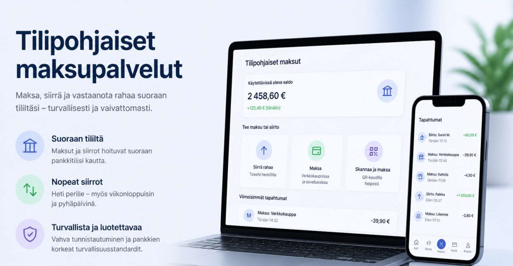 Tilipohjaiset maksupalvelut
